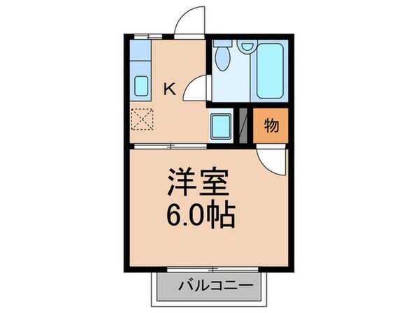 シティハイム九番町の物件間取画像